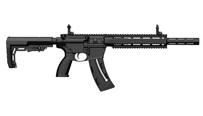 RETAY RA1522 22LR 16" 25RD QUAD BLK