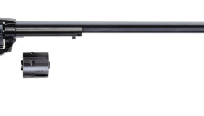 Heritage Mfg RR22MB16AS Rough Rider  22 LR 22 WMR 6 Shot 16" Black Barrel, Cylinder  & Zamak Frame, Cocobolo Grips