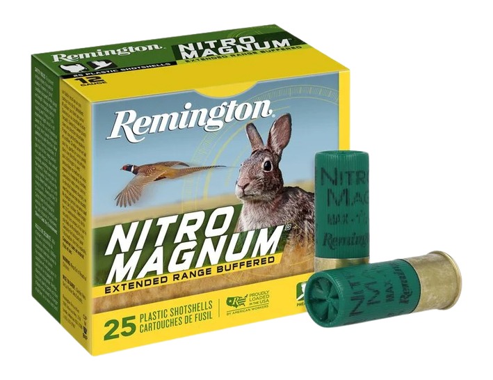 Remington Ammunition 26678 Nitro Magnum 12Gauge 2.75" 1 1/2oz 4Shot 25 Per Box/10 Case