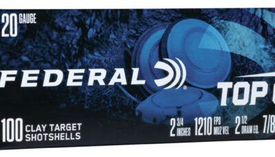 Federal TG201008 Top Gun  20Gauge 2.75" 7/8oz 8Shot 100 Per Box/2 Case
