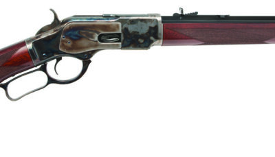 Cimarron CA204 1873 Short Deluxe Full Size 45 Colt (LC) 10+1, 20" Blued Octagon Steel Barrel, Color Case Hardened Steel Receiver, Walnut Fixed Pistol Grip Stock, Right Hand