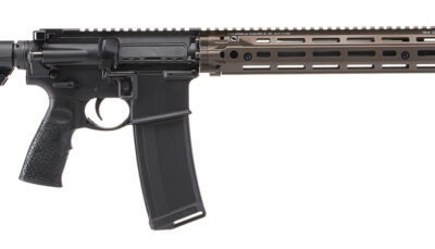 Daniel Defense 0219103270047 DD4 RIII 5.56x45mm NATO 16" 30+1, Black Rec/Furniture, OEM Stock & Grip, 12.50" FDE M-Lok Handgaurd, Ambi Controls