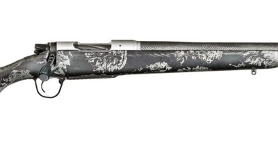 Christensen Arms 8010614900 Ridgeline FFT 270 WSM 3+1 20" Carbon Fiber/Threaded Barrel, Stainless Steel, Black with Gray Accents Stock