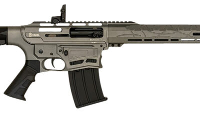 Citadel CBOSS2512TG Boss-25  12 Gauge Semi-Auto 3" 5+1 18.75" Black Steel Threaded Barrel, Tungsten Gray Picatinny Rail Receiver, Black Adj Comb Synthetic Stock, Black Finger Groove Grip