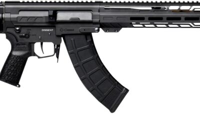 CMMG 86A7F0BAB Dissent MK47 7.62x39mm 30+1 (2) 14.30" P&W, Black Armor, Side Charging Handle Rec, 13.50" M-Lok Handguard, Side Folding Stock, Zeroed Grip, SVD Brake, 60/90 Ambi Safety, Adj. Gas Block