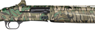 Mossberg 85169 940 Pro Turkey 12 Gauge 4+1 3" 18.50", Mossy Oak Greenleaf, Optic Cut Rec, Self-Draining Synthetic Stock with Adj. Shims, HiViz CompSight Fiber Optic Sight, Includes Holosun Red Dot