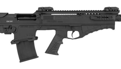 Escort HEBT12X180101 BTS 12 Gauge Semi-Auto 3" 5+1 18" Matte Black Nitride Steel Barrel, Picatinny Rail Aluminum/Polymer Receiver, Black Adjustable Synthetic Stock