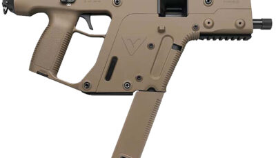 Kriss USA KV10PFD20 Vector SDP Gen2 10mm Auto 33+1 5.50" Black Nitride Threaded Barrel, Flat Dark Earth Picatinny Rail Receiver, FDE Polymer Grip, Glock Magazine Compatible