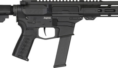 CMMG 40A330FAB Banshee MKGS 40 S&W 22+1 8" Black Nitride Medium Taper Threaded Barrel, EML 7" M-LOK Handguards, Black Armor Cerakote Aluminum Picatinny Rail Receiver, CMMG Zeroed Grips, Ambidextrous