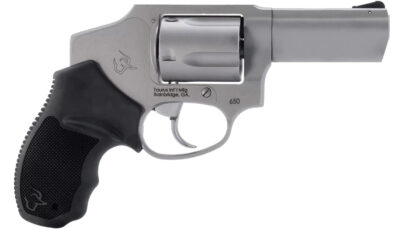 Taurus 2-650139 650 Small 357 Mag 38/Special +P 5 Shot 3" Stainless Steel Barrel, Cylinder & Frame, Black Rubber Grip, Transfer Bar Safety, Concealed Hammer
