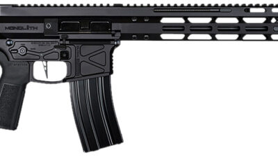 Global Ordnance LLC 197892003223 Monolithic 5.56 NATO 16" Barrel, M-LOK Handguard, Modular Black Stock, Black Polymer Grip