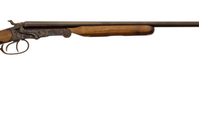 Silver Eagle Arms OHALCH3628 Alesta 410 Gauge Break Open 3" 2rd 28" Black Side By Side Barrel, Black Receiver, Fixed Turkish Walnut Stock, Soft Carry Case