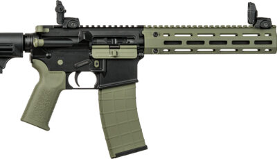 Tippmann Arms A101228 M4 LTE MSR 22 LR 25+1 16" Black Parkerized Threaded Barrel, OD Green Aluminum Receiver w/Picatinny Rail, M-LOK Handguard, Black Adj CAR15 Polymer Stock, OD Green Gen2 Grip, Right