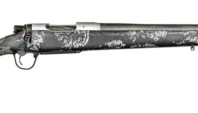 Christensen Arms 8010660000 Ridgeline FFT 375 H&H 3+1 24" Carbon Fiber Threaded Barrel, Stainless Steel Drilled & Tapped Receiver, Carbon w/Gray Accents Sporter FFT Carbon Fiber Stock