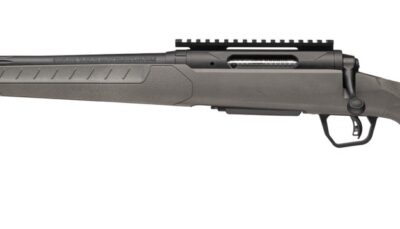 Savage Arms 32435 110 Trailblazer 308 Win 4+1 20" Fluted Barrel, Flat Dark Gray Adj LOP Synthetic Stock, Left Hand