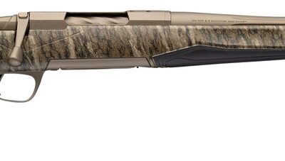 Browning 036147299 X-Bolt 2 Speed SPR Full Size 6.8 Western 3+1 20" Smoked Bronze Cerakote Fluted Threaded Barrel, Smoked Bronze Cerakote Steel Drilled & Tapped Receiver, Mossy Oak Bottomland Adj Vari
