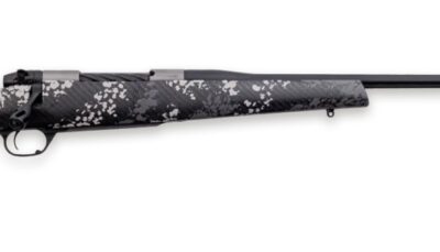 Weatherby MBT20N25CMR4B Mark V Backcountry 2.0 Ti 25 Creedmoor 4+1 22" Graphite Black Cerakote Fluted Threaded Barrel, Titanium Drilled & Tapped Receiver, Carbon Fiber w/Gray & White Sponge Accents Fi