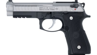 Langdon Tactical Tech 92E2TJRR Beretta 92 Elite  Full Size 9mm Luger 18+1 4.70" Stainless Barrel, Inox Stainless Steel Optic Ready/Serrated Slide, Black Anodized Aluminum Frame w/Picatinny Rail, Textu