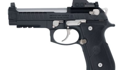 Langdon Tactical Tech 92E2CBRRBS Beretta 92 Elite  Full Size 9mm Luger 18+1 4.70" Stainless Barrel, Black Nitride Stainless Steel Optic Ready/Serrated Slide, Black Cerakote Aluminum Frame w/Picatinny