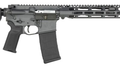 Vktr Industries V31100916648 VK-1 5.56 NATO 30+1 13.70" Black Threaded Barrel, Sniper Gray Cerakote Aluminum Receiver w/Picatinny Rail, M-LOK Handguard, Black Magpul MOE SL Polymer Stock, Magpul K2 Gr