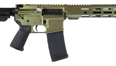Shark Coast Tactical SCC07138CAI-P Caiman 5.56 NATO 30+1 10.50" Black Nitride Threaded Barrel, Aluminum Receiver w/Picatinny Rail, M-LOK Handguard, Polymer SB Tactical SBA3 Brace, Magpul MOE Grip, Rig