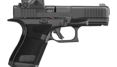 Glock P61950B03DC8A3 G19 Gen6 w/Aimpoint 9mm Luger 15+1 4.02" Black GMB Barrel, Black Steel Serrated w/Optic Slide, Black Polymer Frame w/Accessory Rail, Interchangeable Backstrap Grip, Aimpoint COA 3