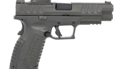 Springfield Armory XDME94510BHCOSP15PAC XD-M Elite OSP Gear Pac Full Size 10mm Auto, 15+1 4.50" Black Melonite Match Grade Barrel & Optic Ready/Serrated Steel Slide, Black Polymer Frame w/Picatinny Ra