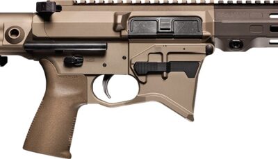 Maxim Defense  MD9 905 CQB 9mm Luger 5.50" Black Nitride Threaded Barrel, Arid Brown Anodized Aluminum Receiver w/Picatinny Rail, M-Rax/M-Slot Handguard, Arid Brown Polymer Maxim CQB Brace, Arid Brown