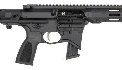 Maxim Defense  MD9 905 CQB 9mm Luger 5.50" Black Nitride Threaded Barrel, Black Anodized Aluminum Receiver w/Picatinny Rail, M-Rax/M-Slot Handguard, Black Polymer Maxim CQB Brace, Black Polymer Grip