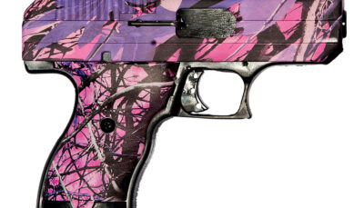 Hi-Point CF380PI CF  380 ACP 8+1, 3.50" Black Steel Barrel, Hydro-Dipped Pink Camo Serrated Steel Slide, Hydro-Dipped Pink Camo Polymer Frame & Grip