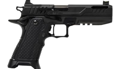 Oa Defense  2311 Pro Elite Full Size 9mm Luger 21+1 5" Black DLC Steel Optic Ready/Serrated Slide, Black Aluminum Frame w/Picatinny Rail, Black Aluminum Grip, Ambidextrous