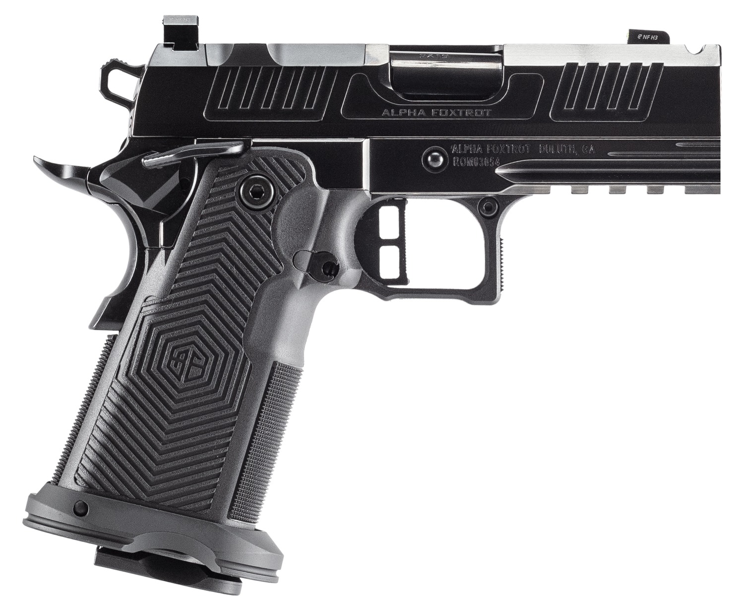 Alpha Foxtrot AA39X1QMH-PDBK19 AF1911 Romulus 9mm Luger 3.50"