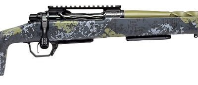 Horizon Firearms HRF-VE2-65CM-22R Venatic 2 6.5 Creedmoor 22" Sage Green Spiral Fluted Threaded Barrel, Black DLC Receiver w/Picatinny Rail, Arca Rail Forend, Artic Moss Iota EKO X Carbon Fiber Stock