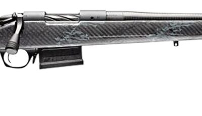 Bergara Rifles B14S7515CF B-14 Crest CF 25 Creedmoor 5+1 20" Carbon Fiber Threaded Barrel, Sniper Gray Cerakote Steel Drilled & Tapped Receiver, Fixed Carbon Fiber w/Black & Gray Sponge Accents Stock,