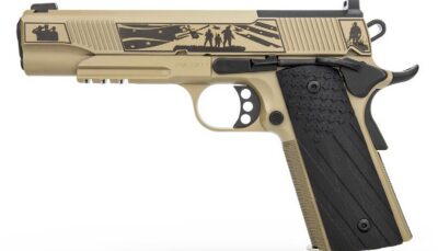 Kimber Mfg, Inc 3700897 Next Gen  45 ACP 7+1 5" Stainless Deep Crown Barrel, Stainless Stainless Steel Engraved/Optic Ready/Serrated Slide, Satin Stainless Steel Frame w/Beavertail, Black Walnut w/G10