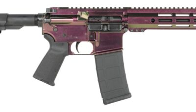 Shark Coast Tactical SCC07268RZRBK-P Razorback  5.56 NATO 30+1 10.50" Black Nitride Threaded Barrel, Aluminum Receiver w/Picatinny Rail, M-LOK Handguard, Polymer SB Tactical SBA3 Brace, Polymer Grip
