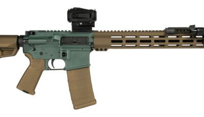Shark Coast Tactical SCC05073GOB Goblin Bundle 5.56 NATO 30+1 16" Black Nitride Threaded Barrel, Aluminum Receiver w/Picatinny Rail, M-LOK Handguard, Magpul Collapsible Polymer Stock, Magpul MOE Grip,