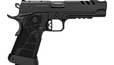 Kimber Mfg, Inc 3500103 2K11 Pro Comp Full Size Frame 9mm Luger 20+1 5" Compensated Barrel, Black Stainless Steel Lightening Cut/Optic Ready/Serrated Slide, Black Stainless Steel Frame w/Beavertail &