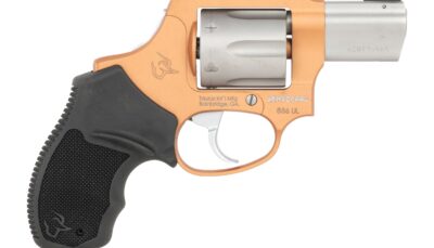 Taurus 2-85629ULC22CH 856 Ultra-Lite Small 38 Special +P 6 Shot 2" Matte Stainless Barrel & Cylinder, Copper Cerakote Aluminum Frame, Black Ribber Grip, Transfer Bar, Safety Concealed Hammer