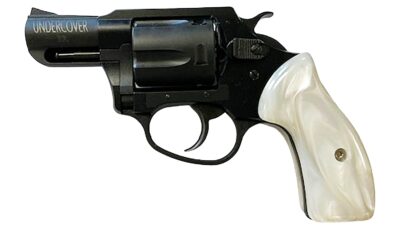 Charter Arms 13822 Undercover Lite Small 38 Special 5 Shot 2" Black Passivate Steel Barrel & Cylinder, Black Passivate Aluminum Frame, White Pearlite Grip, Transfer Bar Safety, Exposed Hammer