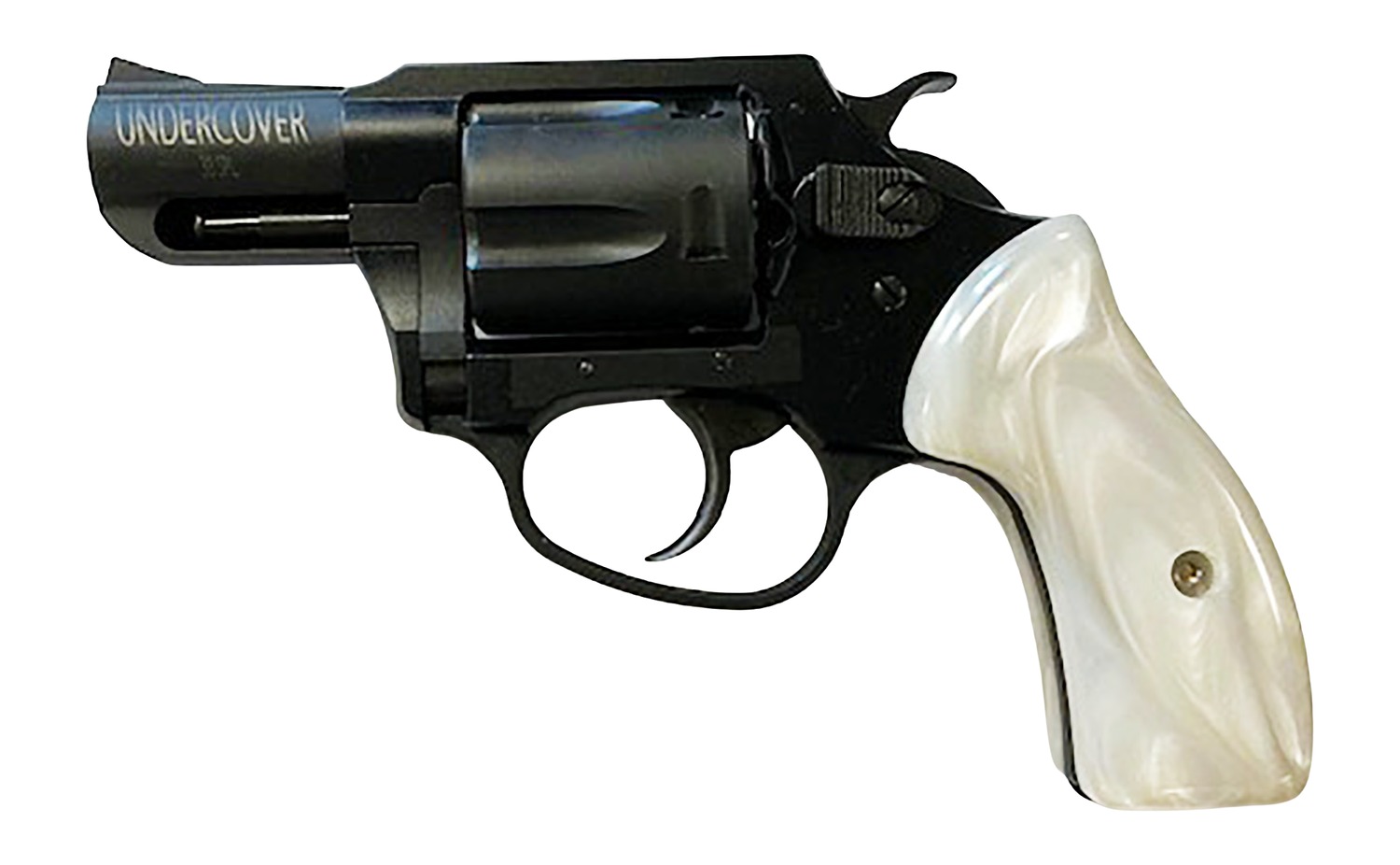 Charter Arms 13822 Undercover Lite Small 38 Special 5 Shot 2" Black Passivate Steel Barrel & Cylinder, Black Passivate Aluminum Frame, White Pearlite Grip, Transfer Bar Safety, Exposed Hammer