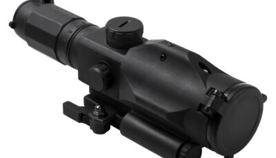 NcStar VSRTP3940GV3 SRT Gen 3 Black Hardcoat Anodized 3-9x40mm Illuminated P4 Sniper Reticle Green Laser