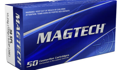 Magtech 38E Range/Training 38Special 158gr Semi Jacketed Hollow Point 50 Per Box/20 Case