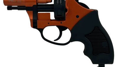 Charter Arms 82290 Pro 22  22 Blank, 6rd Orange Cerakote Frame, Black Rubber Grips