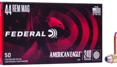 Federal AE44A American Eagle Handgun 44RemMag 240gr Jacketed Hollow Point 50 Per Box/20 Case