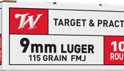 Winchester Ammo USA9MMVP USA Value Pack 9mmLuger 115gr Full Metal Jacket 100 Per Box/10 Case