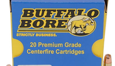 Buffalo Bore Ammunition 19D20 Heavy Strictly Business 357Mag 125gr Jacket Hollow Point 20 Per Box/12 Case