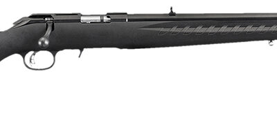 Ruger 8321 American Rimfire Full Size 22 WMR 9+1 22" Satin Blued Steel Barrel & Alloy Steel Receiver w/Integral Scope Mount, Black Fixed Synthetic Stoc Right Hand