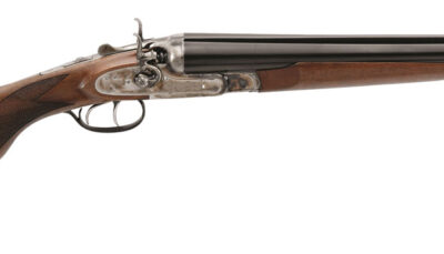 Taylors & Company 210114 Wyatt Earp Pedersoli Full Size 12 Gauge Break Open 3" 2rd 20" Blued Side By Side Barrel, Color Case Hardened Steel Receiver, Fixed Checkered Walnut Stock, Right Hand