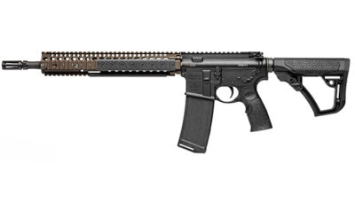 DAN M4A1 5.56 14.5 M4 FDE RIS II QUAD RAIL 32R